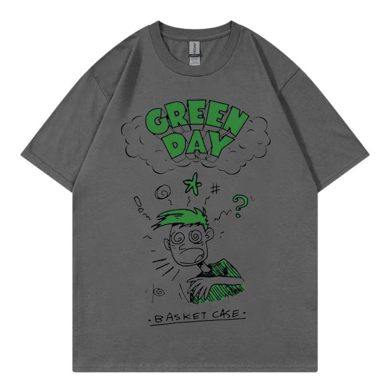 Punk Rock Band Green Day Merch Tshirts Concert Tour 2025 Fan Gift T Shirts Men Womem Clothing High Street Fashion Trend Tshirt