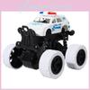 Игрушечная полицейская машина для бездорожья с инерционным приводом для детских игр на открытом воздухе