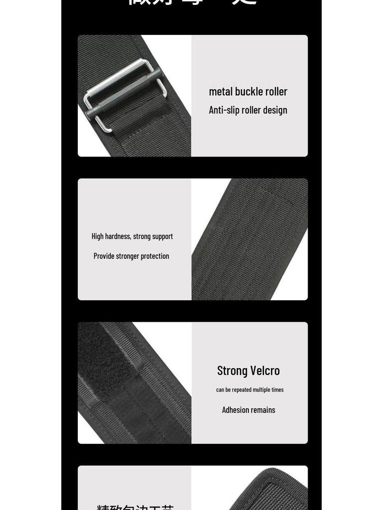 Дышащий EVA Фитнес Утяжеленный Пояс для Приседаний и Становой Тяги с Поясничной Поддержкой