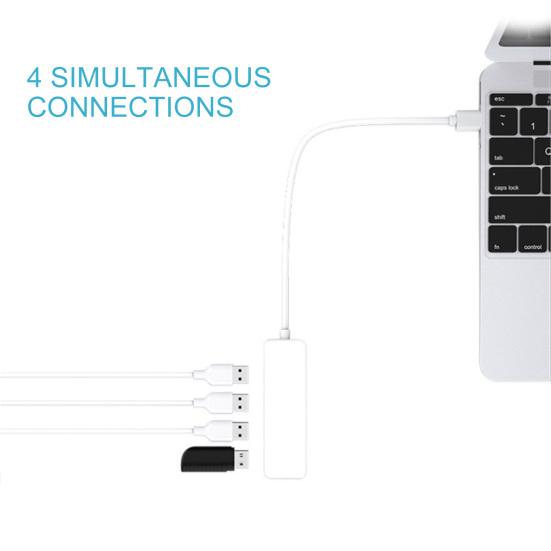 USB-хаб Play Компактный 4-в-1 Многофункциональный Разъем USB 2 Адаптер расширения