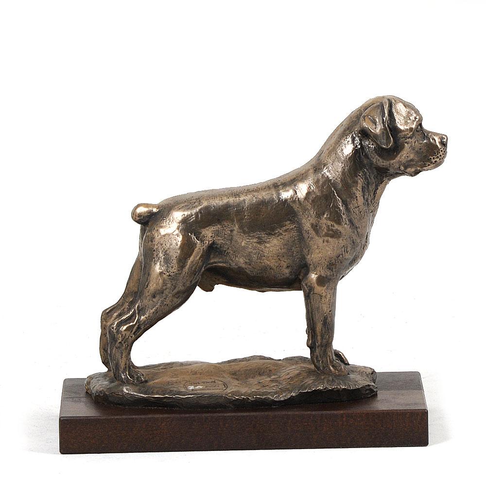 Rottweiler I - Statuetka Psa, Figurka Do Biura, Trofeum Na Wystawę Psów Marki Art-Dog