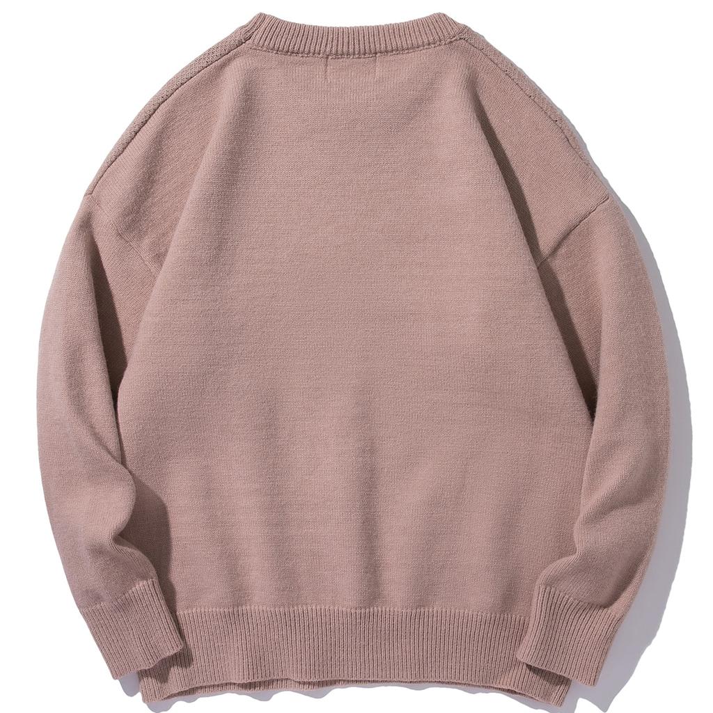 Уличная одежда, осенне-зимний свитер, мужской и женский вязаный свитер с узором гуся, модный хлопковый повседневный пуловер в стиле Харадзюку, свитер