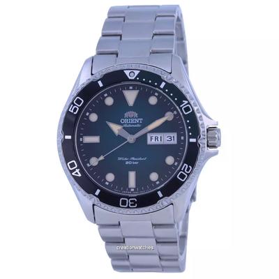 Мужские часы Orient Mako Kamasu Green Dial Automatic Diver's RA-AA0811E19B 200M