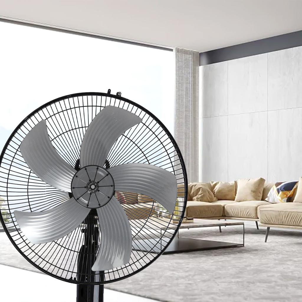 Fan Blade With Nut Cover 14 Inch Fan Blade Household Desk Fan Accessories High Temperature Resistance Low Noise