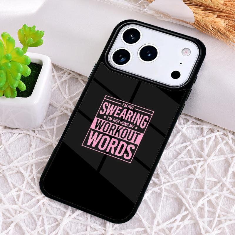 Мотивирующий чехол для телефона для спортзала, противоударный, для iPhone 17 Air 16e 15 11 12 14 13 Pro Max, Cover Coque