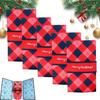 5 шт. Ручная работа Рождественские подарки Блокнот для открыток Рождественский держатель для денег Блокнот-конверт DIY Персонализированный Рождественский подарок, Товары для вечеринки для семьи и друзей