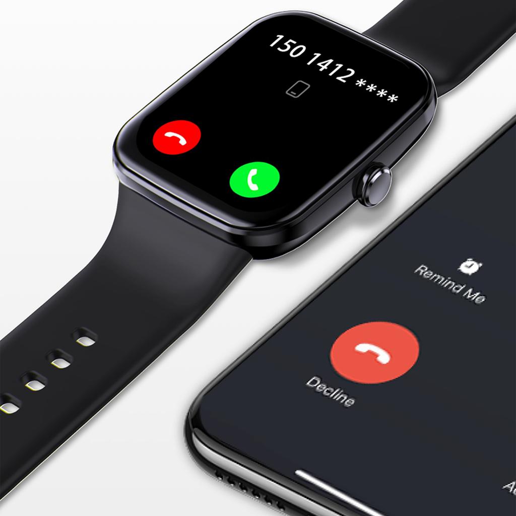 Q32 2.1 Inch Screen Bluetooth-compatible Call Smart Watch with Heart Rate,Blood Pressure,Blood Oxygen Monitoring