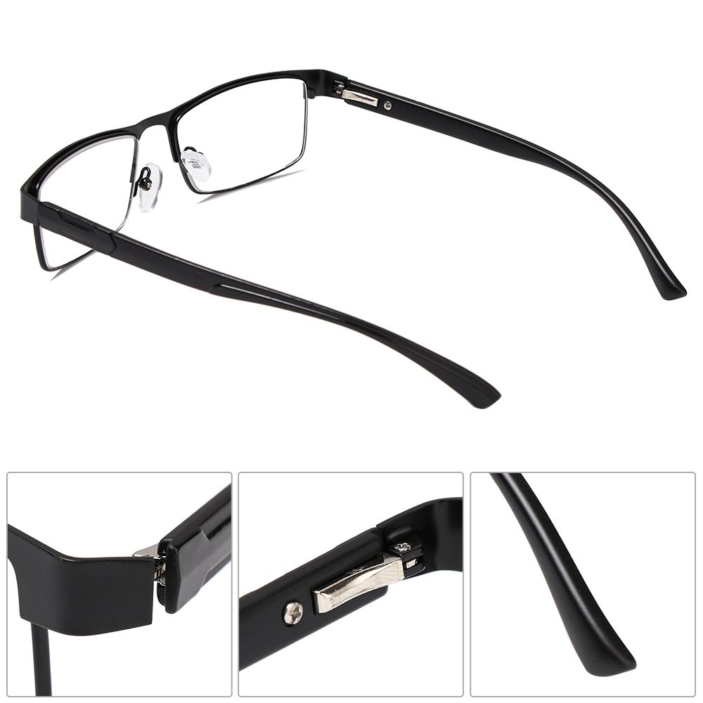 Titanium Alloy Flexible Portable Business Reading Glasses Vision Care +1.00~+4.0 Diopter Eyeglasses