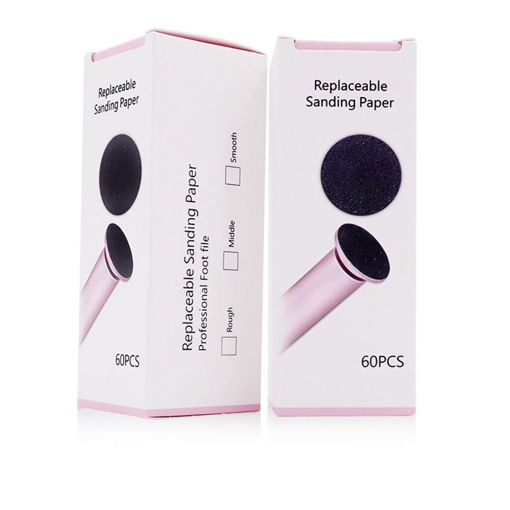 60 шт./лот, 80/100/180, сменный диск наждачной бумаги, электрическое средство для удаления мозолей на ногах