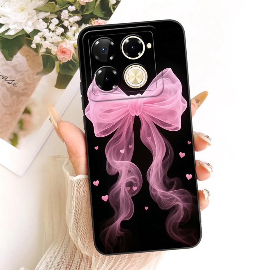 Милый Чехол для Телефона с Принтом Для Infinix Note 40 Pro Plus 5G 4G Note40 Note 40Pro+ Мягкий Силиконовый Ударопрочный Чехол Защитные Чехлы Бамперы