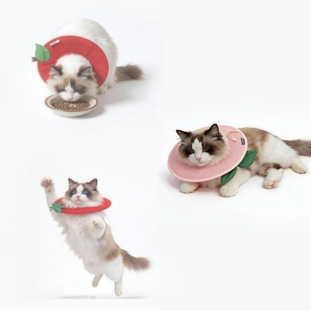 Anti-licking Fruit Shape Kitty Recovery Collar Soft Dog Protective Neck Cone  Stop Licking