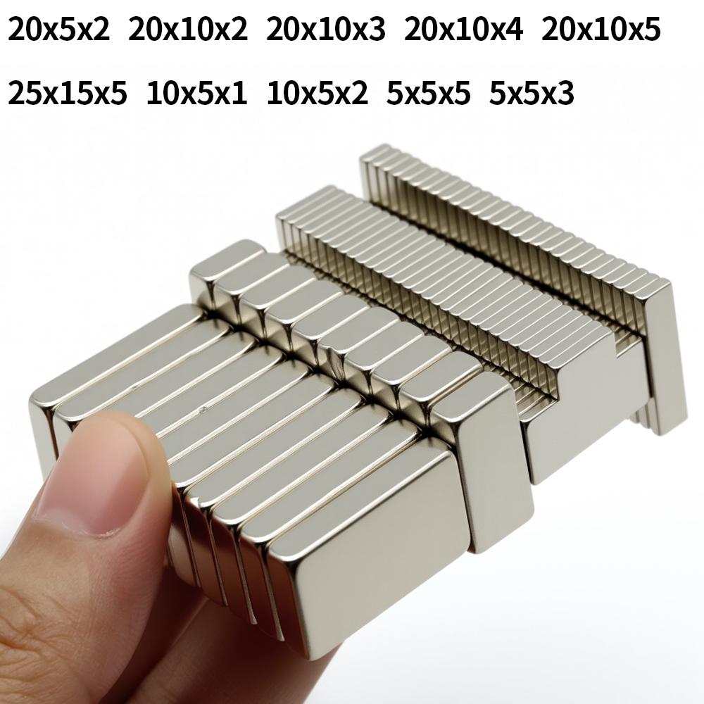 Блок Магниты для Холодильника imanes para manualidades для Холодильника, Офиса, DIY 20x10x2 20x10x3 5x5x5 20x10x5 мм