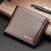Baellerry Мужская модная визитница из искусственной кожи, классический кошелек для монет, кошелек классического дизайна
