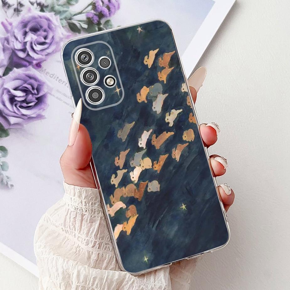 Чехол для Samsung Galaxy A52 A52s A72 5G Милый Расписной Чехол Мягкий Силиконовый Чехол для Телефона Для Samsung A52 A 52 s Galaxy A72 5G Fundas