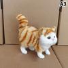 Cute Simulation Cat Plush Toys Soft Stuffed Kitten Model Fake Cat Realist Animals For Kids Girls Birthday Valentine'S Day Gift