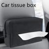 Fur Car Tissue Bag, Drawstring Paper Dag, Universal Car Mounted Tissue Box, Car Interior Supplies