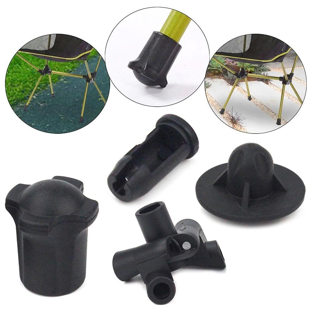 1Set Camping Chair Accessories Leg Protectors Plug Connector Foot Covers Moon Chair Leg Covers