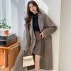 Mocana Retro Maillard Double-Faced Wool Coat