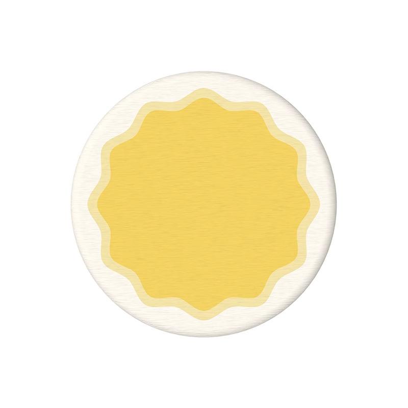 Round plaid hard diatom mud coffee tea coaster thermal insulation pad office non-slip absorbent pad