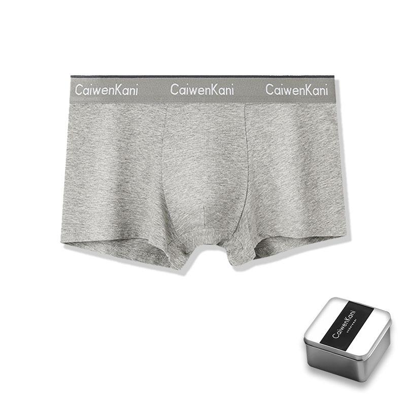 Мужские трусы-боксеры из дышащего чистого хлопка, модала, Cckgraphene, тонкие короткие брюки, подарочная коробка высокого класса