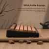 Womier Набор клавиш MOA Profile 131 клавиша PBT Деревянные клавиши Раскладка Японская раскладка Клавиши для ПК-клавиатуры 61/64/68/98/84/87/96/104/108 (коричневый)