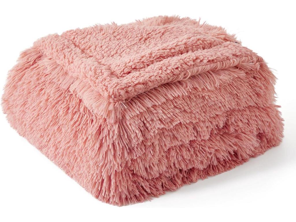 Плюшевое водонепроницаемое флисовое одеяло для питомцев Sherpa: Утолщенный коврик для собак и кошек