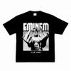 Графическая футболка Eminem Slim Shady Хлопок Стиль Рэп Унисекс Свободная Круглый вырез Уличный стиль Летние Повседневные футболки