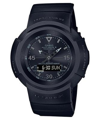 Мужские часы G-SHOCK Аналоговые ударопрочные кварцевые часы AWG-M520BB-1A, корпус и ремешок из смолы, водонепроницаемость 200 м