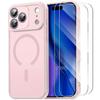 Protective Case - BOOLING - for iPhone 17 Pro - Pink - Shockproof - 2 Tempered Glass
