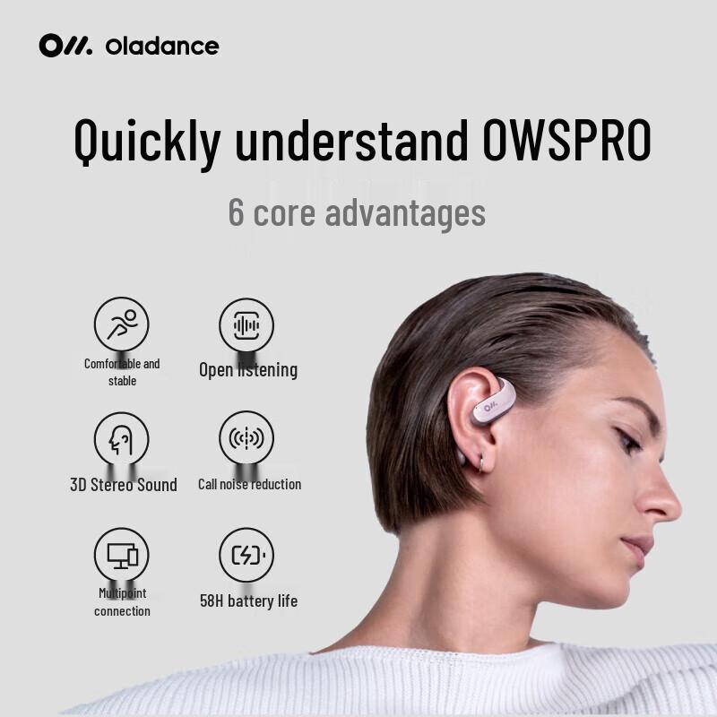 Oladance OWS Pro OLA07 Open-Ear Bluetooth Headset