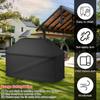 Heavy Duty BBQ Grill Cover for Outdoor Grill, 58 Inch, Waterproof, Weather Resistant, Rip Proof, Anti UV, Barbecue Gas Cover with Hook and Loop