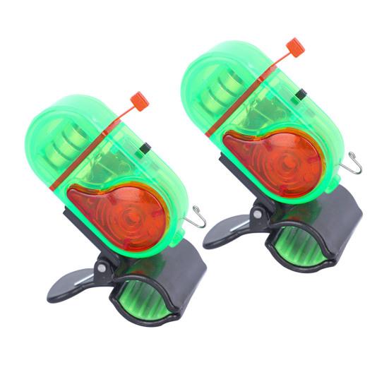 2 шт. Сигнальная лампа поклевки с зажимом для ночной рыбалки