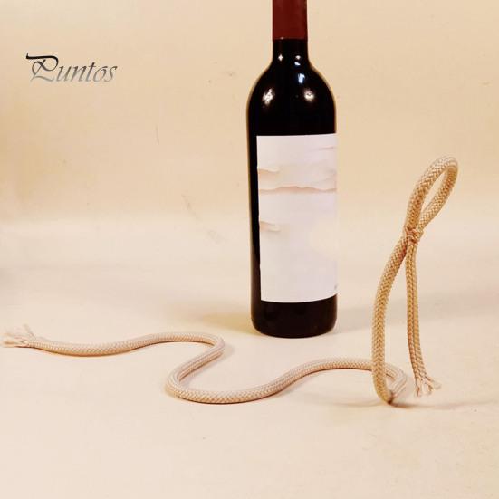 Плавающий держатель для винных бутылок, железная веревочная стойка для вина, подвесная стойка для одной бутылки, винный дисплей для домашнего декора, вечеринок, баров, кухонь