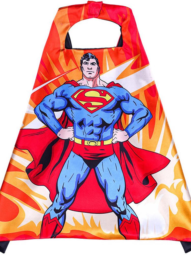 Super Hero Cloak Birthday Stage Cosplay Costumes Masquerade Mask Cloak Set Hulk Thor Cape Halloween Birthday Party Gift