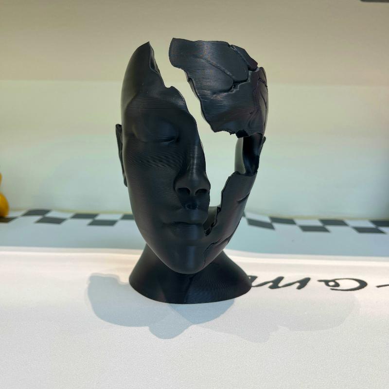 Уникальный Современный Минималистичный Художественный 3D-Печатный Абстрактный Человеческий Голова PLA Экологически Чистый Домашний Декор Орнамент для Гостиной