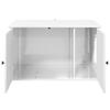 Cat House Glossy White 85 x 55 x 50 cm Engineered Wood