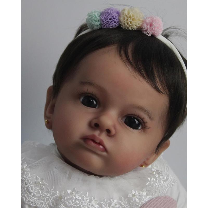 60 см готовая кукла на картинке кукла реборн Тутти для маленьких девочек ручная роспись кукла высокое качество 3D кожа кукла