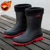 Износостойкая мужская обувь, нескользящие, удобные, водонепроницаемые, резиновые сапоги для мужчин без шнуровки, дизайнерские резиновые сапоги, оригинальные для садовой работы