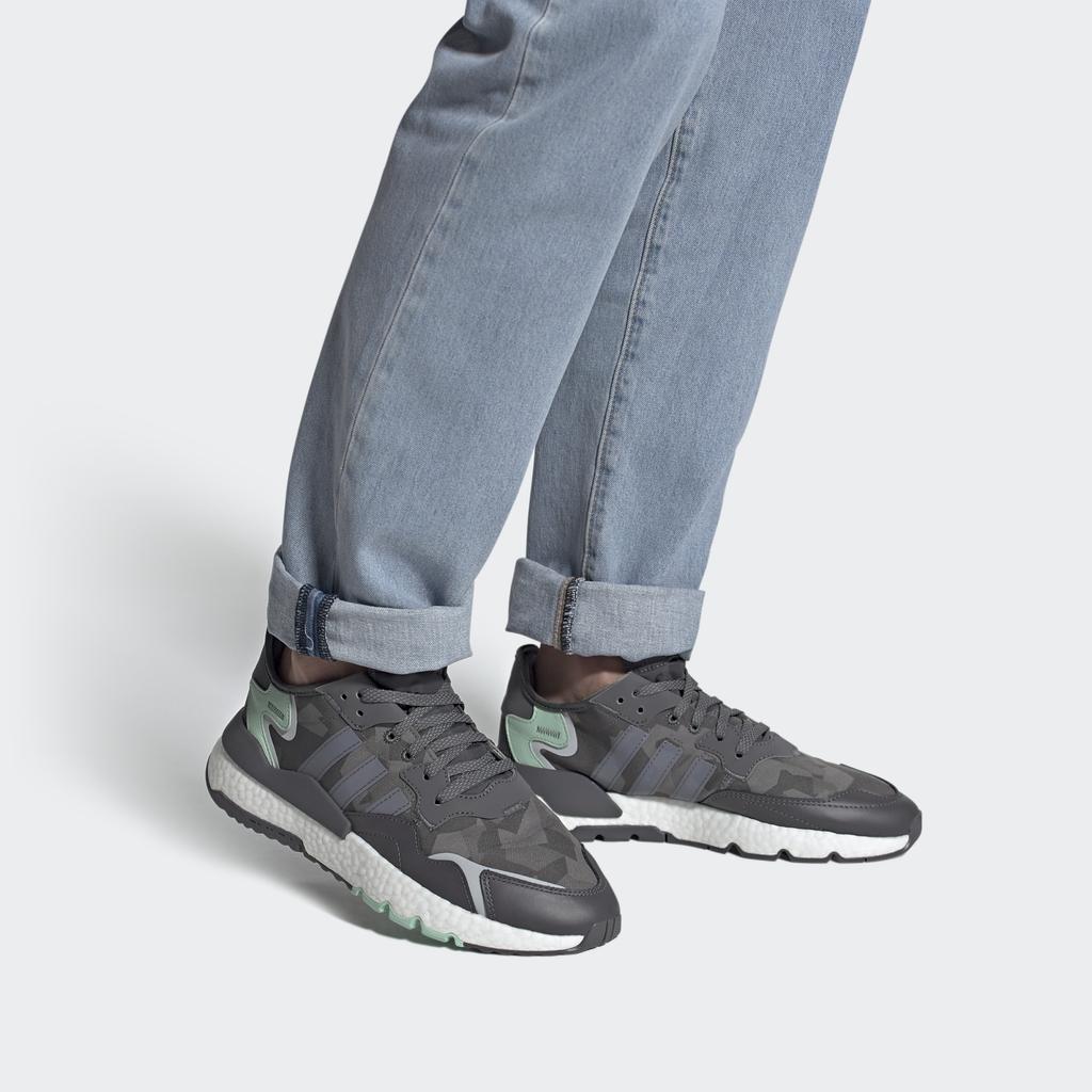 adidas Originals Nite Jogger 'Серый Зеленый Белый' FV1311