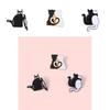 Artistic Cat Design Enamel Pin Durable Brooch For Trendy Unisex Animal Fashion