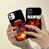 1 шт. Чехол для телефона из фильма «Рэмбо: Первая кровь» для iPhone 17 16 15 14 13 Plus 12 11 Pro Max, чехлы из ПК+ТПУ, задняя крышка