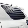 2Pcs Pre-cut American Flag Stickers Rear Window Decals For 03-09 Toyota 4RUNNER