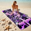 1PC Custom Name "Powerful Warrior's Journey" Beach Towel Highly Absorbent And Sand-Resistant Towel for Swimming, Pool, Yoga, And Travel Lightweight