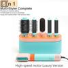 6 In 1 Hair Styler With Electric Curling Iron Hair Curler Dryers Curling Rollers Hair Curler With Dryer And Straightening Brush
