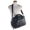 Great TUMI Briefcase BRAVO ALPHA Navy Nylon mens 232308NVY Used