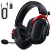 Gvyugke Captain570 Wireless Gaming Bluetooth Compatible with and Xbox 50mm Low 60 Hours of Continuous Detachable Black Headset, 2.4G, 5.3, Wired,