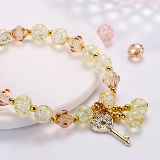 Браслеты на удачу для женщин, винтажные ювелирные изделия ручной работы с подвеской-ключом, свадебные подарки для невест