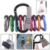 Aluminum Alloy Carabiner with Sponge Stroller Hooks Stroller Clip for Hanging Bags and Shopping Stroller Accessories