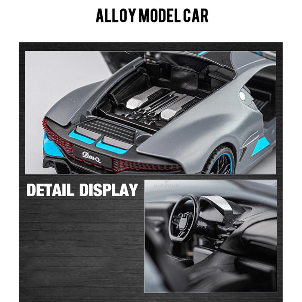 1/32 масштаб Divo, литая под давлением модель автомобиля, игрушечная машина с откатным механизмом, звуком и светом для детей, коллекция подарков для мальчиков и девочек