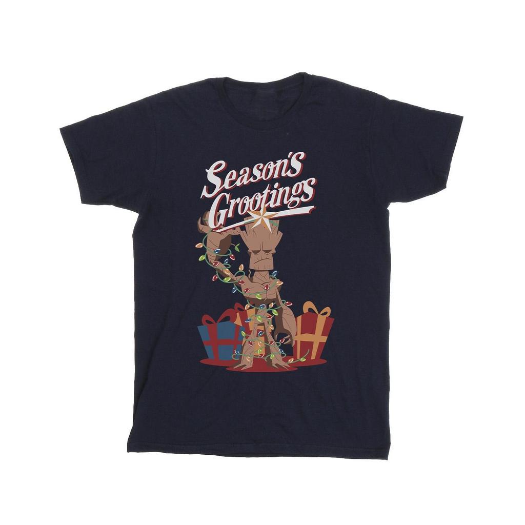 Marvel Mens Marvel Comics Groot Season´s Grootings T-Shirt